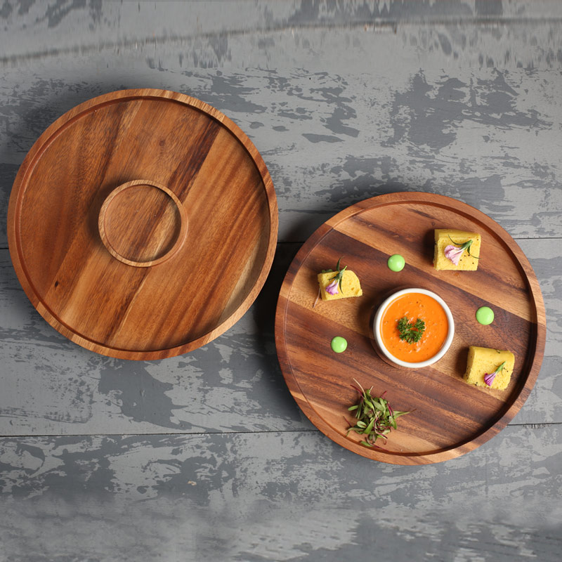 1 Dip Snacks Serving Platter