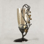 Textured Smoke Luster Glass