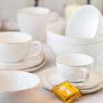 OZ TEA CUP WITH SAUCER BY DINEX