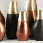 Aluminium Oval Taper Vase