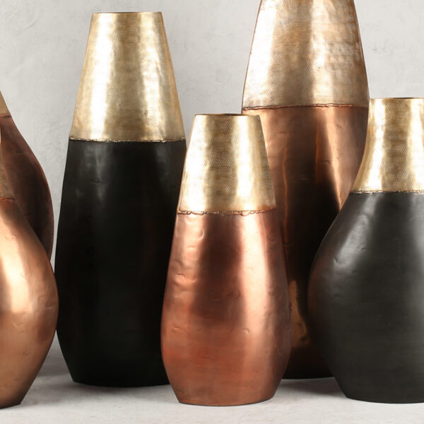 Aluminium Oval Taper Vase