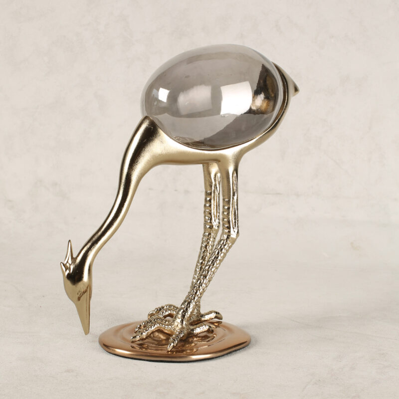 4R7A5750 Bud Vase Black Chrome Glass