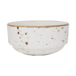 Bouillon Stacking Cream Soup Bowl by Dinex