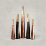 Aluminium Tall Slim Taper Vase (S)