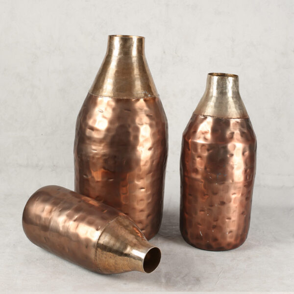 Aluminium hammered Vase