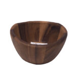Wooden Curved Bowl