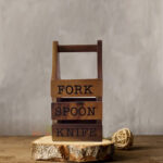 Wooden Cutlery Holder