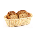 oval bread basket poly rattan